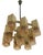 Nine-Light Chandelier in the style of Gaetano Sciolari for Stilnovo, 1970 For Sale