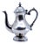 Silver Coffee Pot with Knob Lid For Sale