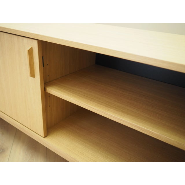 Scandinavian Blonde Oak Sideboard For Sale - Image 9 of 12