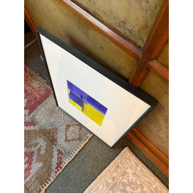 Isabel Wyatt "Blue Yellow Study" Original Painting For Sale In San Francisco - Image 6 of 10