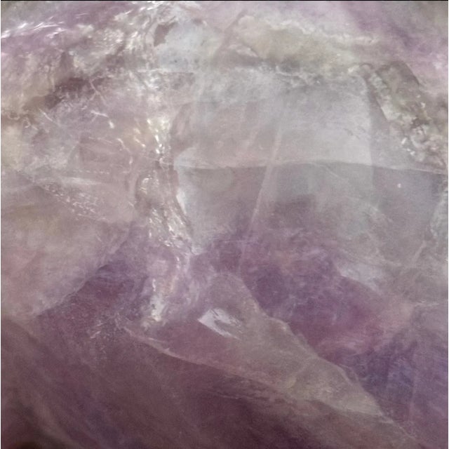 Late 20th Century Carved Amethyst Skull For Sale - Image 10 of 11