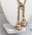 Vintage 1960s Signed Napier Goldtone "Peach" Moonglow Drops Necklace For Sale In Philadelphia - Image 6 of 11