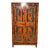 C. 1970s Custom Dry Bar Cabinet in Tortoiseshell Lacquer With Greek Key Motif For Sale