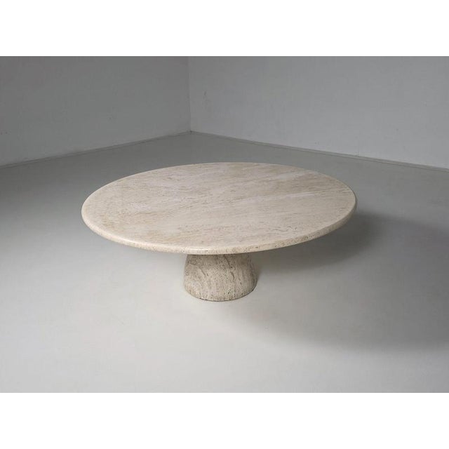 Finale 1790 Travertine Coffee Table by Peter Draenert, Germany, 1970s For Sale - Image 4 of 11