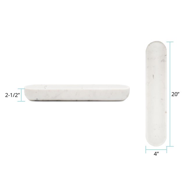 Nizzoli White Tray For Sale - Image 9 of 11