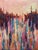 Patchwork Horizon 4 by Dominic Harman | Oil On Canvas Abstract landscape with colorful reflections. For Sale