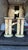 Mid-Century Modern Onyx Tripple Cylinder Base Side Tables Stand Pedestal Tables For Sale - Image 14 of 17