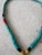 Mid-Century Modern Mid-Century Native American Turquoise Necklace With Eagle Design For Sale - Image 3 of 4