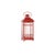 Red Traditional Red Metal Lantern (Set of 3) For Sale - Image 8 of 9