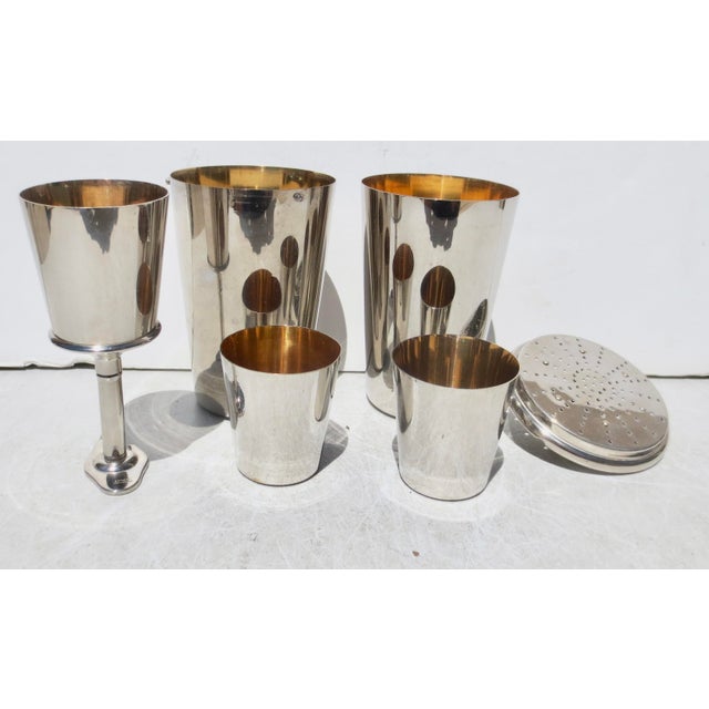 Traveling Cocktail Set Pieces - Group of 6 Pcs. For Sale - Image 4 of 10
