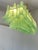 2020s Contemporary Modern Green Frosted "Selle" Murano Glass Rectangular Chandelier in Mazzega For Sale - Image 5 of 8