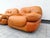 Cognac Leather Sapporo Armchair from Mobil Girgi, Italy, 1970s For Sale - Image 6 of 10