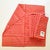 Vintage Linen Cotton Striped Cloth Dinner Napkins, Persimmon For Sale In Dallas - Image 6 of 7