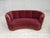 Vintage Danish Two-Seater Banan Sofa in Furniture Velour and Oak, 1960s For Sale - Image 18 of 18