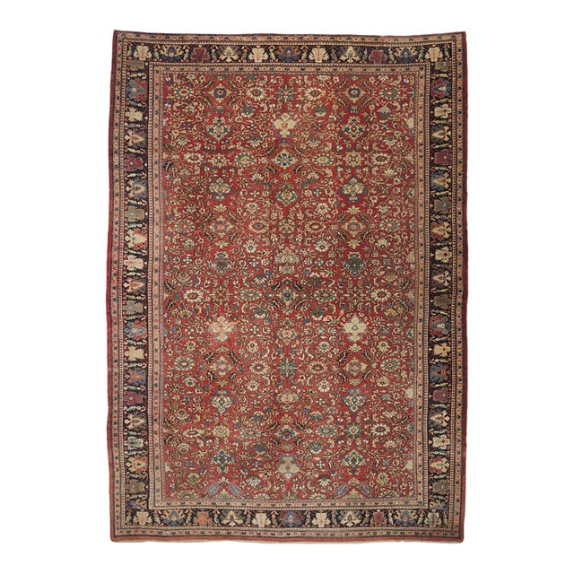 Late 19th Century Persian Sultanabad Rug, 12'07 X 18'00 For Sale