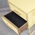 Butter Yellow Murano Glass Nightstands with Brass Loop Bases from Justfurnituress SRL, Set of 2 For Sale - Image 4 of 8