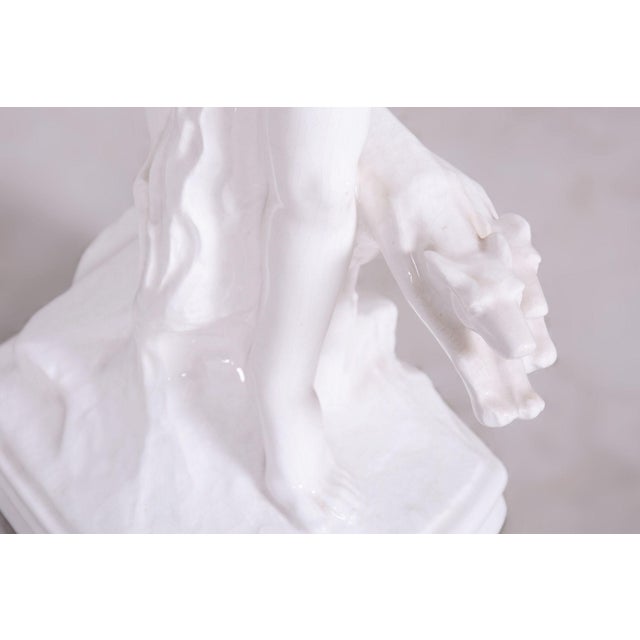 Vintage Art Deco Sculpture in Ceramic by Jan Lichtág, Czech, 1920s For Sale - Image 6 of 11