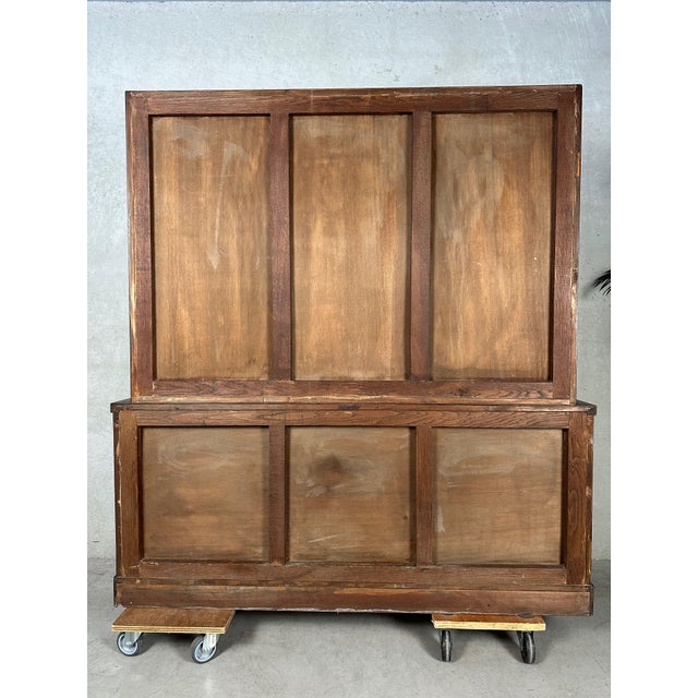 Wood Art Deco Display Cabinet in Oak, 1930s For Sale - Image 7 of 18