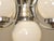 Silver Vintage Bauhaus Glass Chandelier, 1930s For Sale - Image 8 of 11