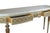 Ecru Late 19th Century Empire Giltwood Demi-Lune Table/Console With Marble Top by Maison Jansen, France For Sale - Image 8 of 12