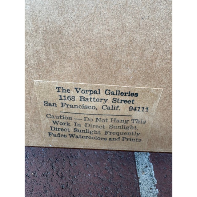 “Spiritual Beings” 1973 Prismacolor Drawing, Ivar Zapp Vorpal Galleries Sf For Sale - Image 9 of 11