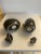 Ceramic Brown Creamer & Sugar Set- A Pair For Sale - Image 7 of 9