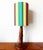 Vintage Turned Wood Lamp and Custom Shade, 1960s For Sale - Image 14 of 14