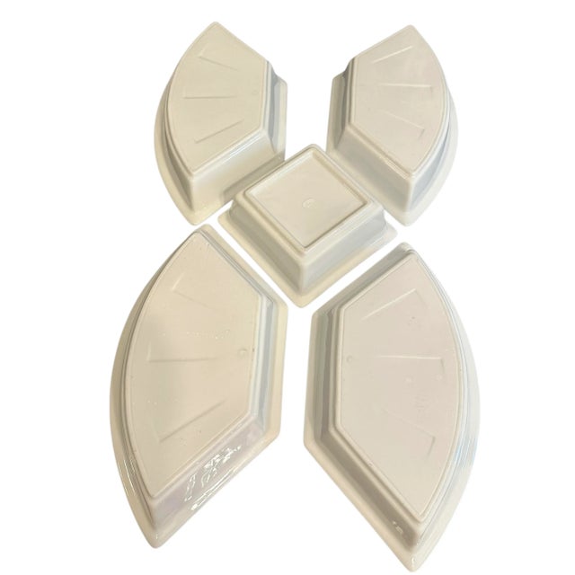 Vintage Japanese Imari 5 Section Divided Lazy Susan Appetizer Platter For Sale In Birmingham - Image 6 of 12