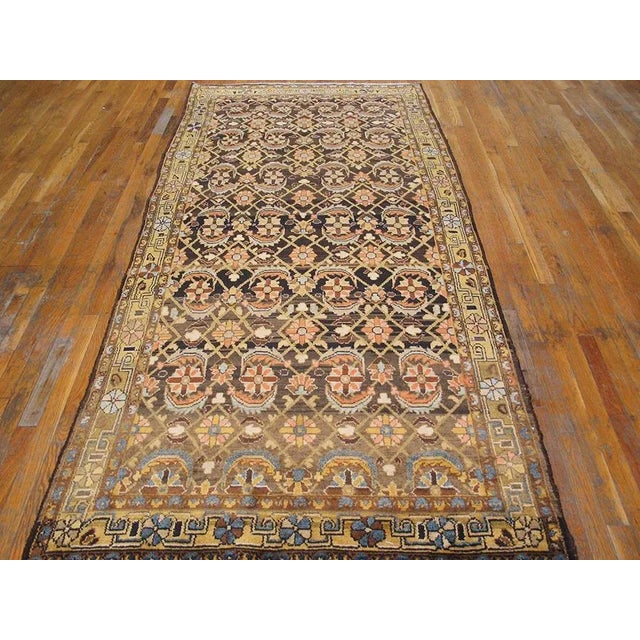 Antique Persian Malayer Rug. Size: 4'4" x 9'7". General Rug Type: Persian Informal Specific Rug Type: Malayer Circa: 1940...