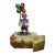 1984 Ron Lee Signed 24k Gold Balloon Sailor Clown Sculpture Onyx 4" For Sale