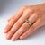 Not Yet Made - Made To Order Toi Et Moi Gemstone Ring: Topaz and Peridot, Size 7.5 For Sale - Image 5 of 12