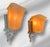 Metal 1920s Art Deco Chandelier and 2 Sconces For Sale - Image 7 of 11