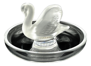 Vintage Swan Ring Holder from Lalique, 1980s