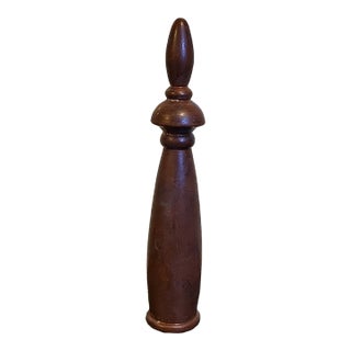 Vintage Copper Decorative Metal Finial For Sale