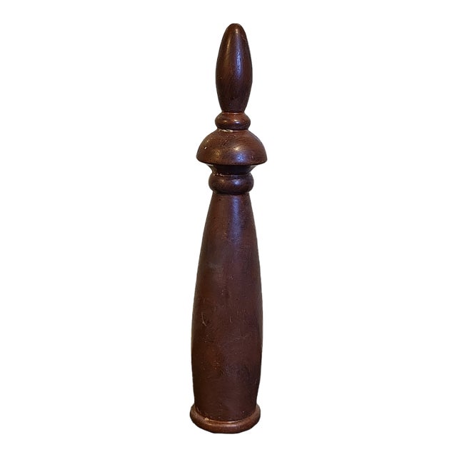 Vintage Copper Decorative Metal Finial For Sale
