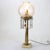 Neoclassical Antique Argand Neoclassical Brass, Crystal & Marble Solar Table Lamp C1840 For Sale - Image 3 of 10