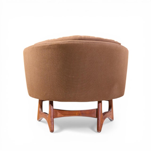 Adrian Pearsall for Craft Associates Mid Century Barrel Lounge Chairs - Pair For Sale - Image 9 of 12