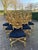 1900 Italian Rococo Gold Beech Black Velvet Dining Chairs - Set of 6 Pc For Sale - Image 17 of 18