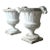 Vintage Cement Ram's Head Planters - Pair For Sale