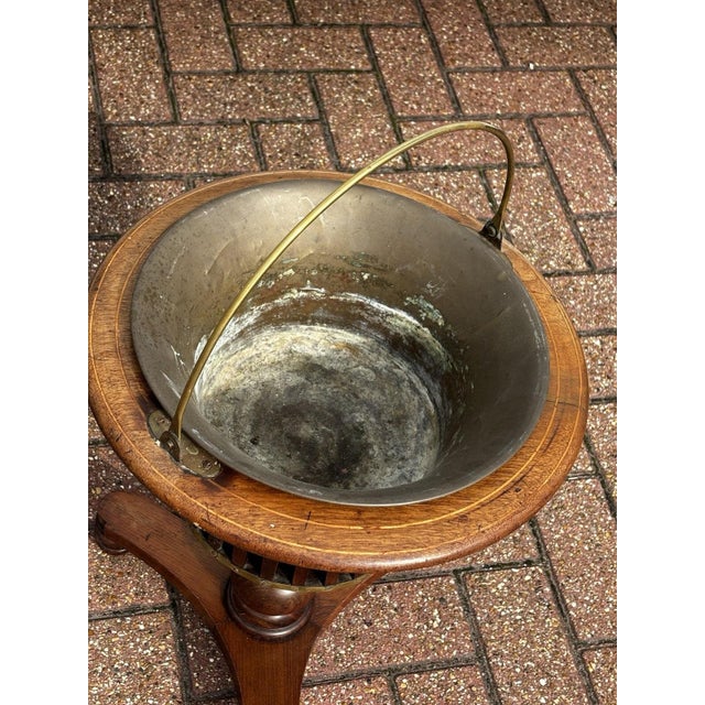 Victorian Wood Peat Bucket For Sale - Image 6 of 9