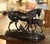 Metal 19th Century French Patinated Spelter Horse and Foal Sculpture After p.j. Mêne For Sale - Image 7 of 8
