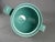 Mikasa Larry Laslo for Mikasa Vintage Turquoise Seafoam Green Sugar Bowl With Lid For Sale - Image 4 of 8