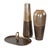 2020s Golden Ore Torpedo Shape Vase For Sale - Image 5 of 9
