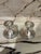 Pair of vintage Sterling silver classic style candleholder.