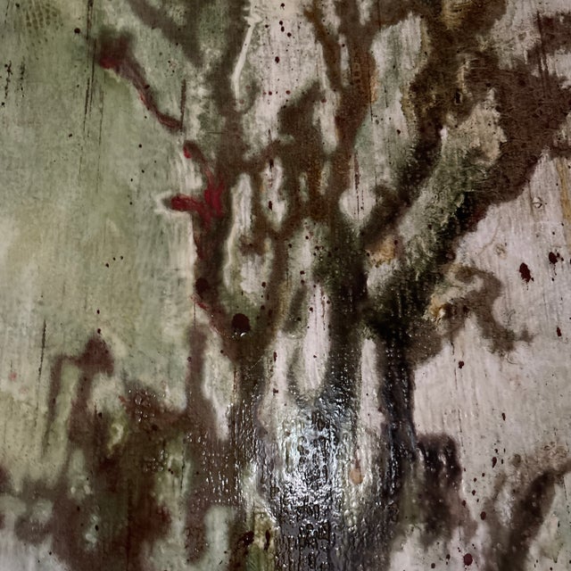 Olive Original Large Oil Painting on Canvas 6’ X 4’ For Sale - Image 8 of 12