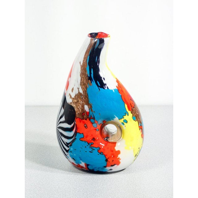 Oriente Vase by Dino Martens for A. Toso., 1950s For Sale - Image 9 of 17