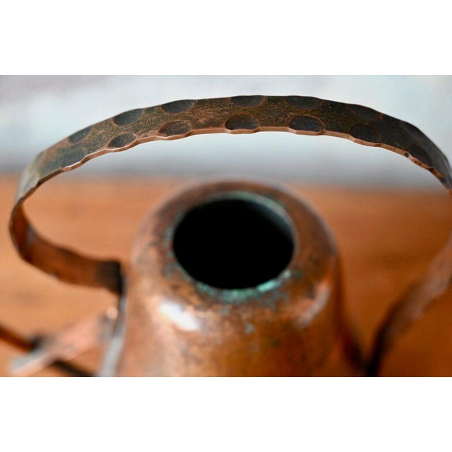 Brutalist Hammered Copper Watering Can, 1960s For Sale - Image 6 of 8