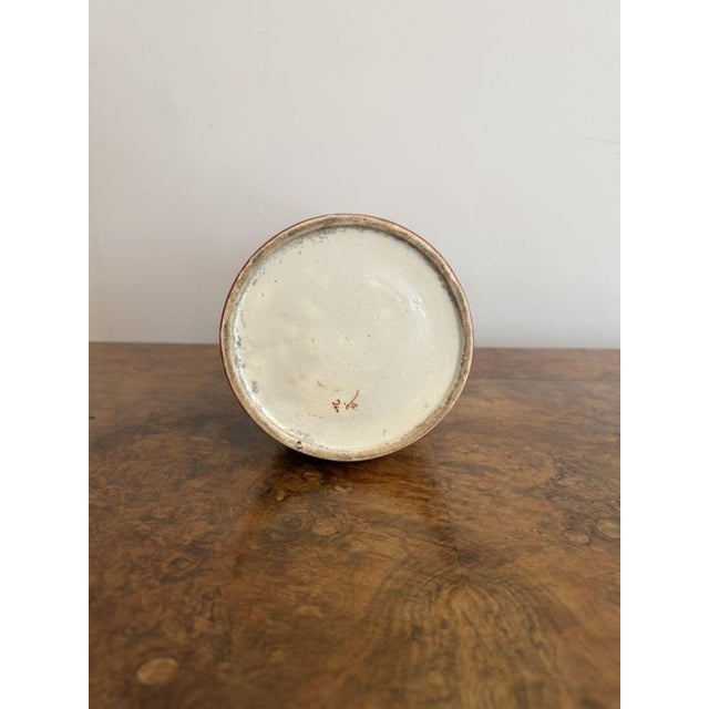 Ceramic 19th Century Japanese Kutani Cylindrical Vases, 1880, Set of 2 For Sale - Image 7 of 10