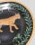 Hollywood Regency Late 20th Century Wild Raymond Waites Safari Tiger Decorated Display Plate Platter For Sale - Image 3 of 7