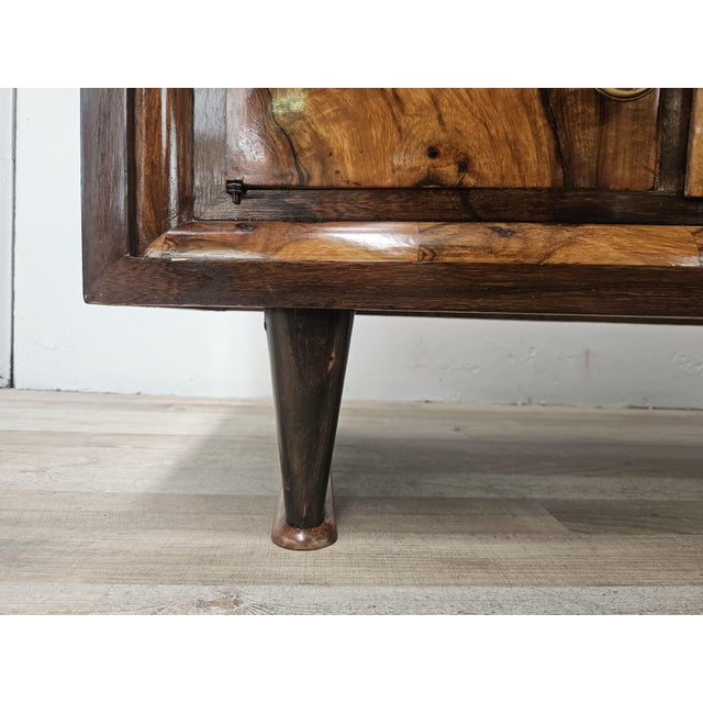 Tuscan Art Deco Dressing Table in Walnut Burl, 1940 For Sale - Image 15 of 17